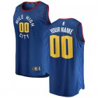 Camiseta Custom 0 Denver Nuggets 2018-2019 Statement Edition Azul Hombre